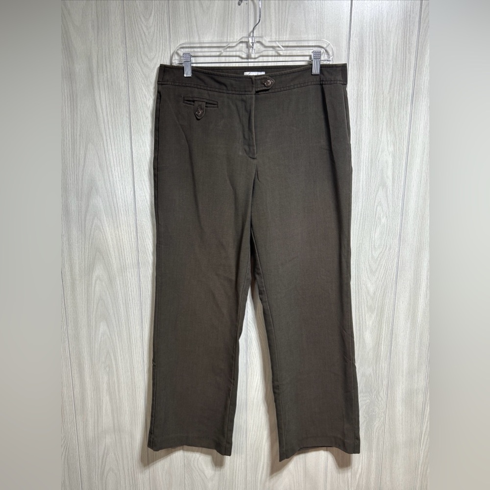 Kim Rogers Brown Dress Pants Size 12 Petite